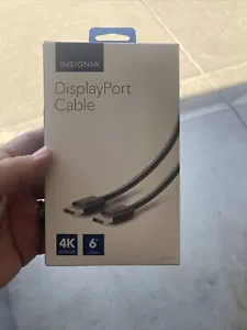 Insignia 6ft 4K Ultra HD DisplayPort Cable - Black (NS-PDD607) - Picture 1 of 1