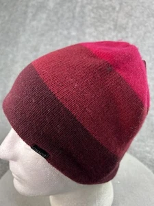 Chaos Headwear Listen Beanie Winter Hat Wool Blend Ski Cap Tonal Stripe Lined - Picture 1 of 12