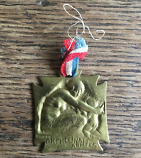 Insigne, médaille par R. Lalique : Orphelinat des armées, guerre de 14/18 WW1