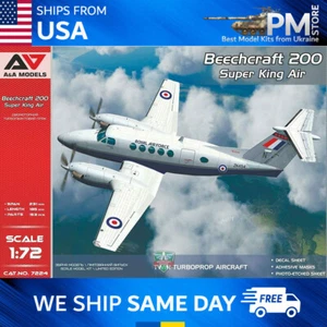 AA Models 7224 Beechcraft 200 "Super King Air" scale plastic model kit 1/72 - Picture 1 of 10