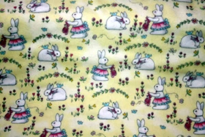 LOLLIPOP LANE FLANNEL IN YELLOW BFROM HENRY GLASS - 100% COTTON FABRIC - Picture 1 of 5
