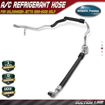 Manguera de succión de refrigerante de aire acondicionado para Volkswagen Golf 2000-2005 Jetta 1999-2002 2,8 L Foto 1 de 4