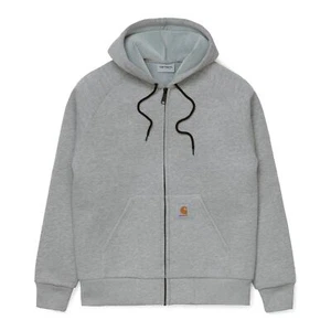 Carhartt WIP Car-Lux Hooded Jacket para hombre en gris jaspeado - Imagen 1 de 4