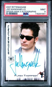 2007 Rittenhouse Spider Man 3 Joe Manganiello As Flash Thompson AUTO PSA 9 MINT - Picture 1 of 3