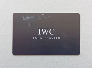 IWC Guarantee Warranty Card (Unwritten) - Foto 1 di 2