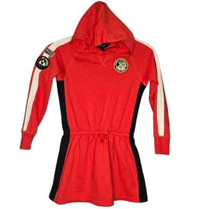 Ralph Lauren Sweater Dress Ski Patrol Yosemite Exploration Patches Girls Size 6 - Picture 1 of 9