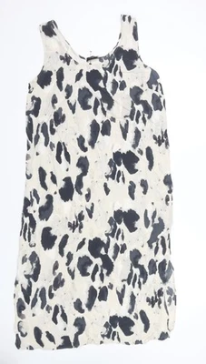 Marks and Spencer Women’s Multicoloured Animal Print Shift Dress Size 14 - Image 1 of 4