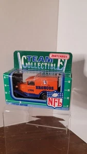 Matchbox NFL Broncos 1990 Vintage Delivery Truck Team Sammlerstück - Bild 1 von 3