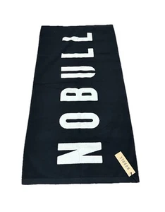 NEW Nobull Just The Horns Full Size Towel 29” x 58” Black & White Beach Gym - Picture 1 of 4