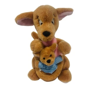 Vintage Kanga and Roo Plush Walt Disney Company 11” Stuffed Kangaroo & Baby - Picture 1 of 11