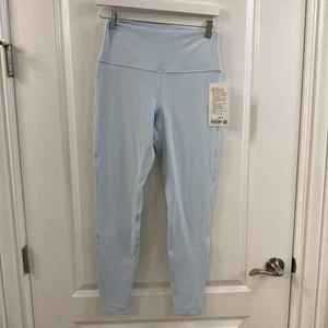 "Pantalón Lululemon Powder Blue Align HR Talla 10 Nuevo con Etiquetas 28"" Leggings Doble Forrado Nulu" - Imagen 1 de 3