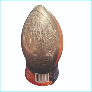 NERF Silver Foam Football All‑Weather Youth Indoor_Outdoor Soft Foam 9 - Picture 1 of 15