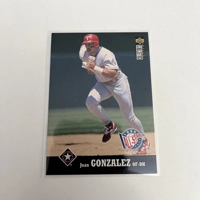 JUAN GONZALEZ 1997 UPPER DECK COLLECTOR'S CHOICE BASEBALL CARD # 240 - Image 1 of 2