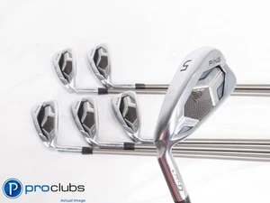 Left Handed Ping G430 RED DOT IRONS 5-PW Aerotech Steelfiber 95 Regular +1/2" - Picture 1 of 6