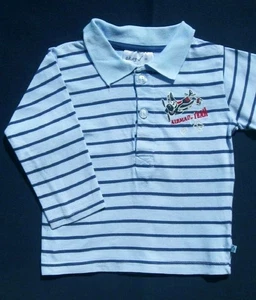 ⭐️Neuwertiges *Flieger* Langarm-Shirt ⭐Poloshirt bestickt ⭐️Gr.86⭐️ - Bild 1 von 5