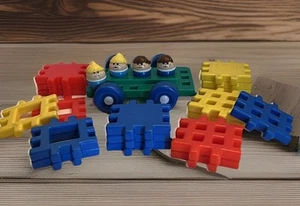 Little Tikes Wee Waffle Blocks Toddle Tots n Truck Juego Completo 23 piezas Sin Caja - Imagen 1 de 7