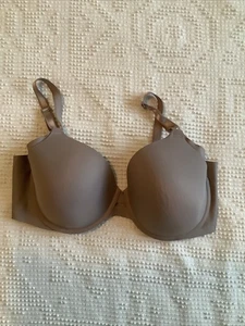Warners Women's Bra Size 38D No Side Effects 01356 Underwire Elastic Almond - Picture 1 of 8