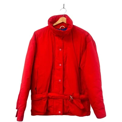 Chaqueta de invierno roja CB Sports para mujer mediana vintage esquí invierno cremallera completa hecha en EE. UU. Foto 1 de 4