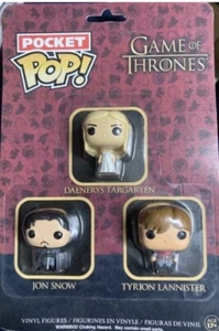 Game of Thrones Pocket Pop! Figuren.Jon Snow.Daenerys Targaryen.Tyrion Lannister - Bild 1 von 11