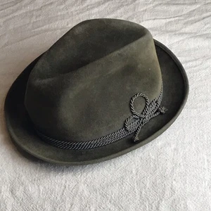 P & C Habig Vintage Fedora Green Ventilo - Made Exclusively For Brooks Brothers - Picture 1 of 7