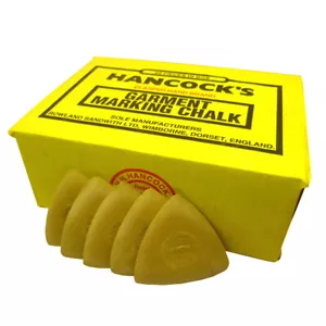 Hancocks Schneider Kleidungsstück/Stoff Markierungskreide - gelb - 12, 25, 50 Packungen - Bild 1 von 4