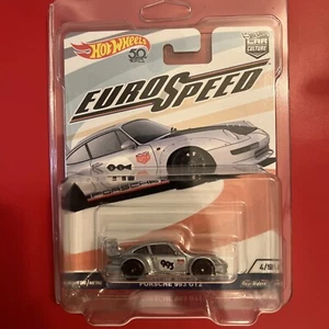 2017 Hot Wheels Euro Speed PORSCHE 993 GT2 Car Culture Real Riders w/ Protector - Picture 1 of 7