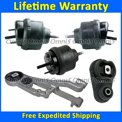 K4458 Motor & Trans Mount Set 5pc For 2005-2007 Ford Five Hundred 3.0L Auto CVT - Image 1 of 4