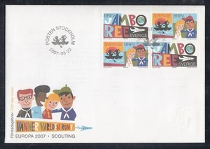 Svezia Scott 2558 FDC - 2007 Emissioni Europa - Foto 1 di 1