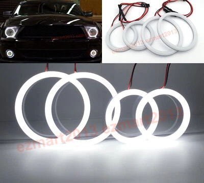 cototn LED halo ring for Ford Mustang Shelby GT500 07-09 fog light headlight DRL - Image 1 of 4