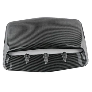 Universal Carbon Fiber Car Hood Vent Air Flow Intake Scoop Bonnet Decor Cover - Bild 1 von 11