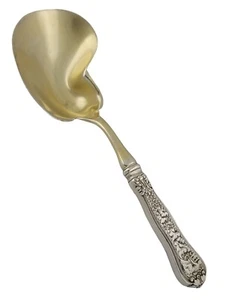 Rare Sterling TIFFANY & CO Kidney Berry Serving Spoon OLYMPIAN 1878 ~no mono - Picture 1 of 12