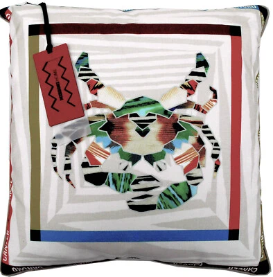 MISSONI HOME CUSHION COVER KNITTED  16 in x 16 in 40x40cm CONSTELLATION CANCER - Image 1 of 4