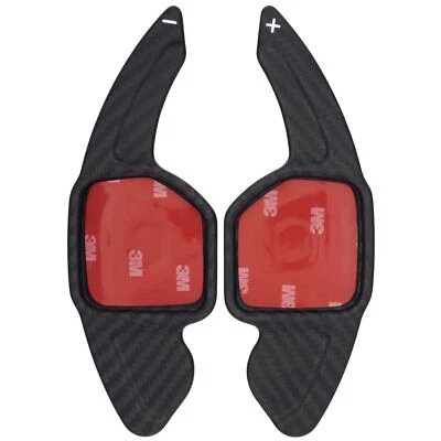 Schaltwippen Shift Paddles passt zu Audi R8 Typ42, A8 S8 D3, Carbon Schwarz Matt - Bild 1 von 4