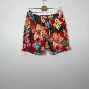 Abercrombie & Fitch swim trunks mens 30 board shorts stretch Hawaiian 3 pockets - Picture 1 of 9