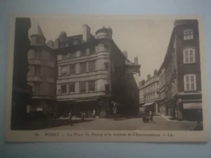 CPA - 12 - RODEZ - La Place du Bourg et la maison de l'Annonciation - Imagen 1 de 2