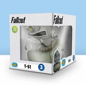 Figura de goma oficial Jeep TUBBZ Fallout T-51 coleccionable Pato en caja - Imagen 1 de 5