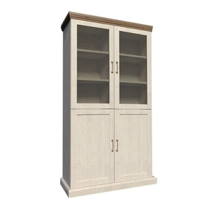 Vitrine ROYAL W4D Nordische Kiefer Schrank Wohnzimmerschrank 4 Türiger - Bild 1 von 4