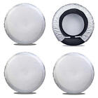 4pcs/Set RV Tire Covers Tralier Wheel Cover Waterproof for 24''-26'' Dia.