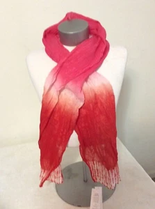 NWT Eileen Fisher Shibiri Cotton Ombre Web Scarf One Size - Picture 1 of 3
