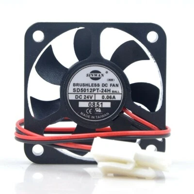 SINWAN SD5012PT-24H 24V 0.06A 50*50*12MM Brushless DC cooling fan 2-pin - Image 1 of 4