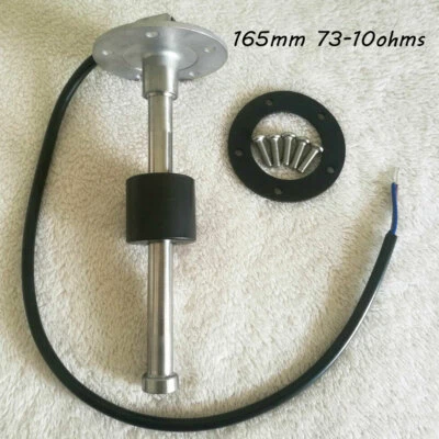 Fuel level sender,Fuel sensor,Universal type,73-10ohm,6-1/2",Stainless,Fuel tank - Image 1 of 3