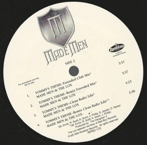 VINYL 12" MADE MEN PROMO - IS IT YOU FEAT MASE - CARDAN & BIG PUNISHER / TOMMY - Foto 1 di 2