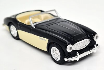 Corgi 1/43 Austin Healey 3000 Black Cream Diecast Scale Model Car - Image 1 of 4