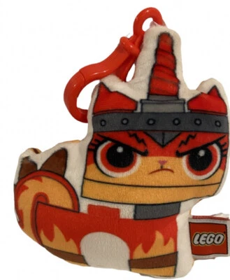 Angry Kitty Plush Lego Movie 2 Backpack Clip Keychain 2018 Warner Bros - Image 1 of 4