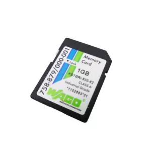 WAGO 758-879/000-001 scheda di memoria SD; SLC-NAND; 1 GB -usata - - Foto 1 di 3