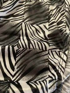 Biancheria intima bikini VINTAGE poliestere anni '90 NOS stampa tigre taglio alte gambe taglia Med - Foto 1 di 4