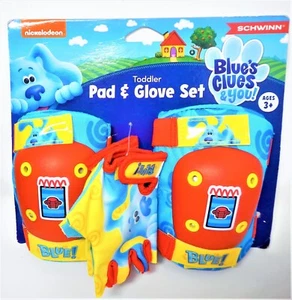 Nickelodeon Schwinn Blue's Clues Elbow Knee Pads & Gloves Set Ages 3+ - Picture 1 of 1