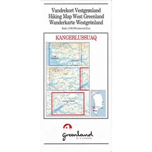 Kangerlussuaq: West Greenland Hiking Trekking Topographic Map 8 (1:100,000) - Picture 1 of 3