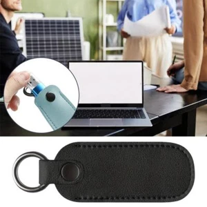 Leather U Disk Protective Cover USB Memory Stick Storage Bag KeyR D3P7 J2Z1 - Afbeelding 1 van 23