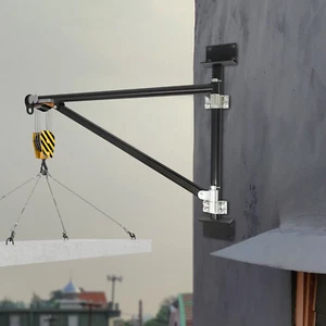 200kg Kranhalterung legierter Stahl Hebewinkel Kran Wandhalterung Schwingenhalterung - Bild 1 von 18